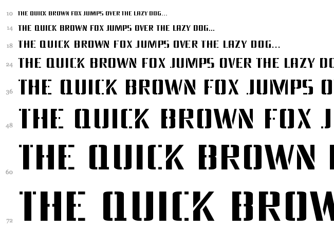 Braeside font waterfall